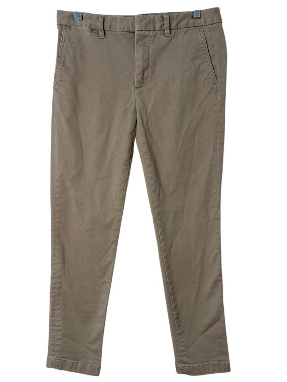 Polo Ralph Lauren Women’s Khaki Chino Pants Size 2 Stretch Ankle Crop Slim
